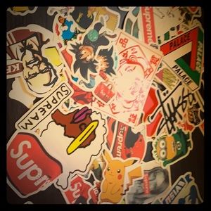 Hypebeast Stickers (Supreme), (bape) (off white